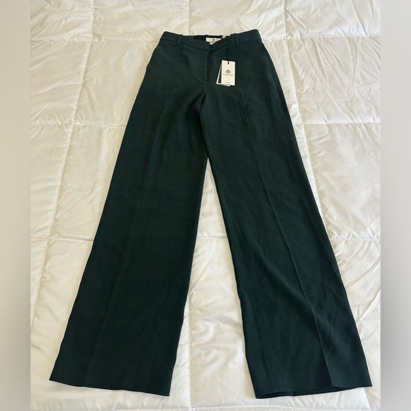 Babaton Pants - New Babaton Aritzia Agency Pants Sz 0 in Scarab Green